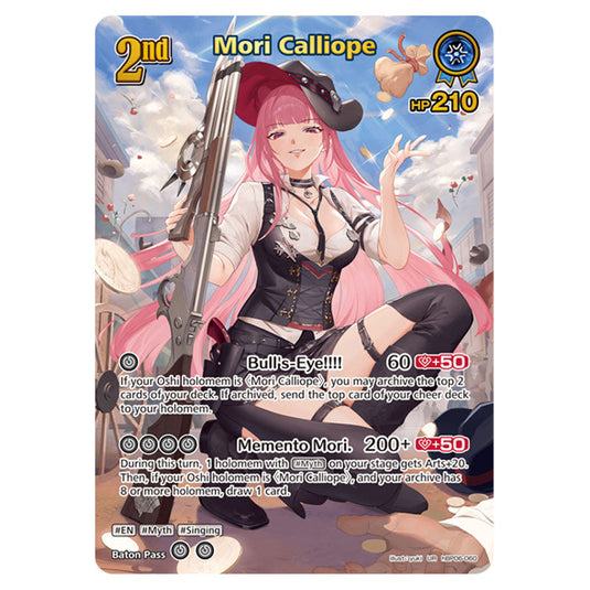 Mori Calliope is a holomem Card From the Hololive Official Card Game Set Ayakashi Vermilion hBP06-060a