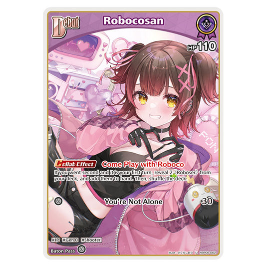 Robocosan is a holomem Card From the Hololive Official Card Game Set Ayakashi Vermilion hBP06-062