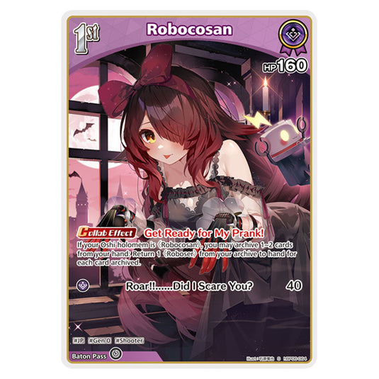 Robocosan is a holomem Card From the Hololive Official Card Game Set Ayakashi Vermilion hBP06-064