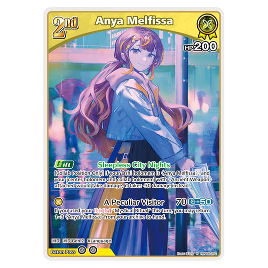 Anya Melfissa is a holomem Card From the Hololive Official Card Game Set Ayakashi Vermilion hBP06-082