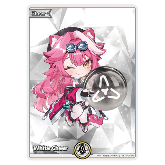 White Cheer is a Cheer Card From the Hololive Official Card Game Set Ayakashi Vermilion hY01-010