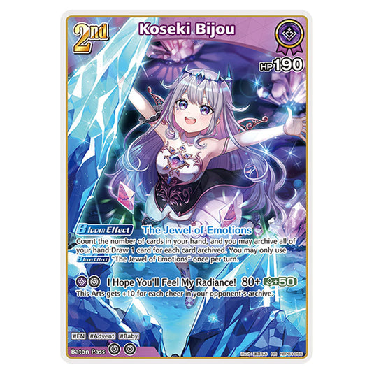 Koseki Bijou is a holomem Card From the Hololive Official Card Game Set Curious Universe hBP04-066