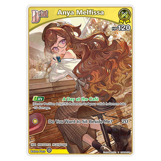 Anya Melfissa is a holomem Card From the Hololive Official Card Game Set Curious Universe hBP04-074
