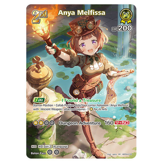 Anya Melfissa is a holomem Card From the Hololive Official Card Game Set Curious Universe hBP04-078b