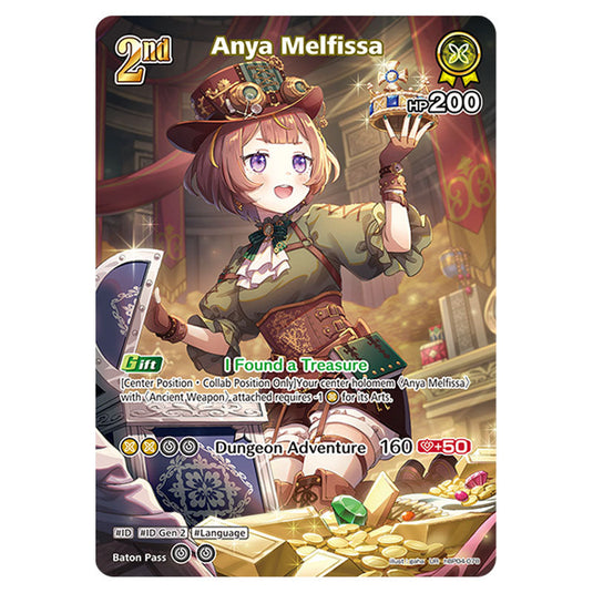 Anya Melfissa is a holomem Card From the Hololive Official Card Game Set Curious Universe hBP04-078a