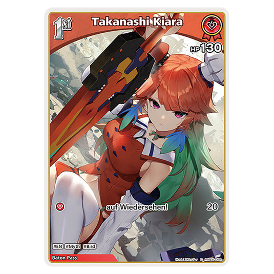 Takanashi Kiara is a holomem Card From the Hololive Official Card Game Set Blooming Radiance hBP01-064-C