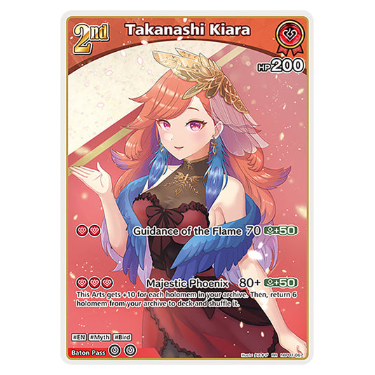 Takanashi Kiara is a holomem Card From the Hololive Official Card Game Set Blooming Radiance hBP01-067-RR
