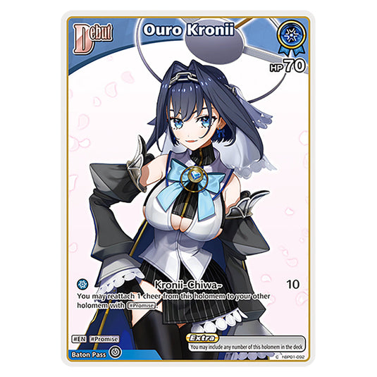 Ouro Kronii is a holomem Card From the Hololive Official Card Game Set Blooming Radiance hBP01-092-C