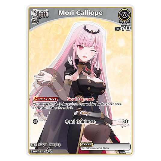 Mori Calliope is a holomem Card From the Hololive Official Card Game Set Blooming Radiance hBP01-100-C