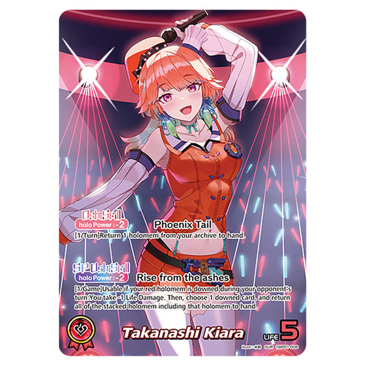 Takanashi Kiara is a Oshi Card From the Hololive Official Card Game Set Blooming Radiance hBP01-006-OUR