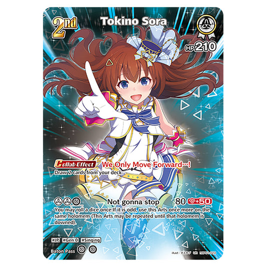Tokino Sora is a holomem Card From the Hololive Official Card Game Set Blooming Radiance hBP01-023-UR