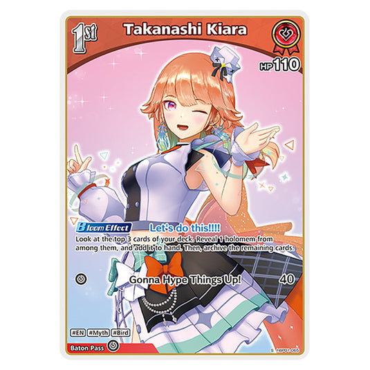 Takanashi Kiara is a holomem Card From the Hololive Official Card Game Set Blooming Radiance hBP01-065-S