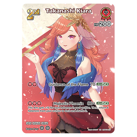 Takanashi Kiara is a holomem Card From the Hololive Official Card Game Set Blooming Radiance hBP01-067-SR