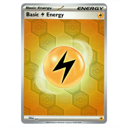 Pokemon - Scarlet & Violet - Shrouded Fable - Lightning Energy (Holo)