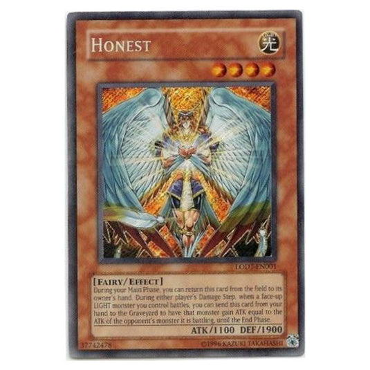 Honest LODT-EN001 card from the Yu-Gi-Oh! set Light of Destruction