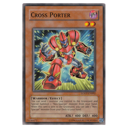 Cross Porter LODT-EN002 card from the Yu-Gi-Oh! set Light of Destruction