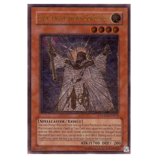 Lyla, Lightsworn Sorceress LODT-EN019a card from the Yu-Gi-Oh! set Light of Destruction