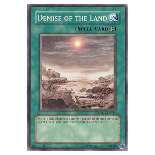 yugioh land cards Yu-Gi-Oh! - Light of Destruction