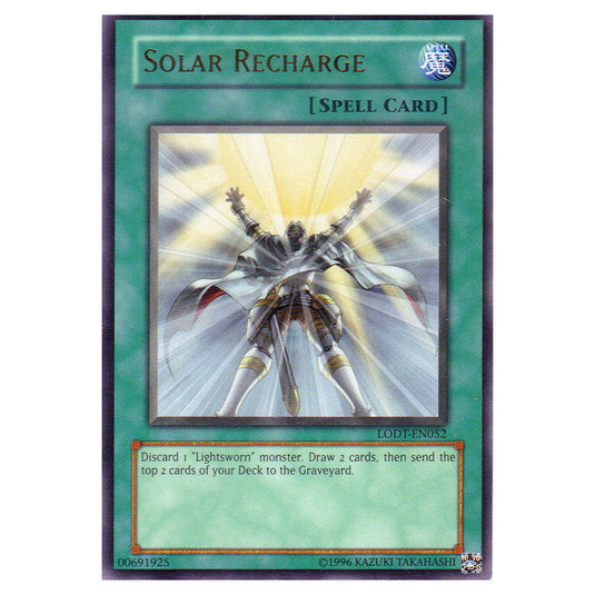 Solar Recharge LODT-EN052 card from the Yu-Gi-Oh! set Light of Destruction