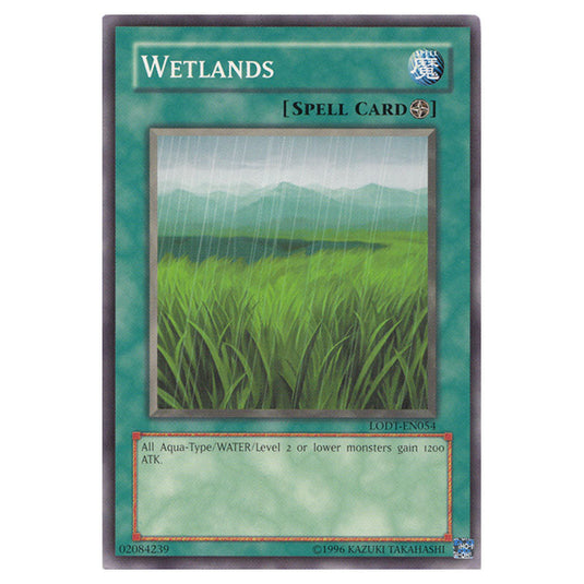 Wetlands LODT-EN054 card from the Yu-Gi-Oh! set Light of Destruction