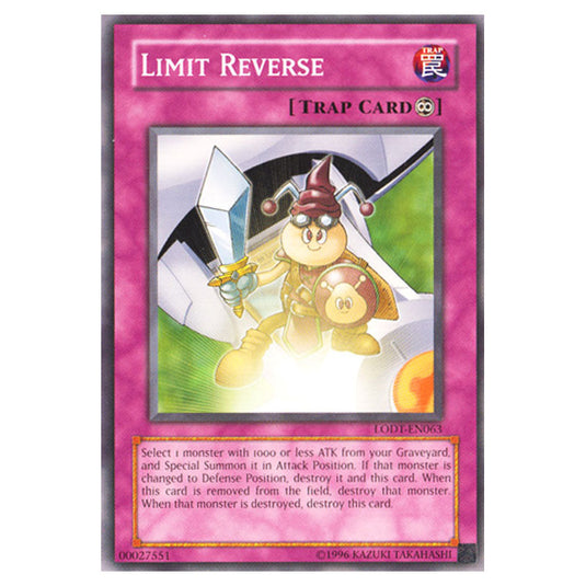 Limit Reverse LODT-EN063 card from the Yu-Gi-Oh! set Light of Destruction