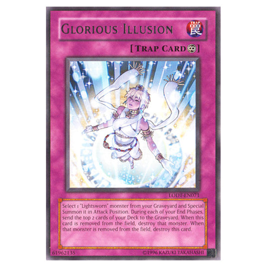 Glorious Illusion LODT-EN071 card from the Yu-Gi-Oh! set Light of Destruction