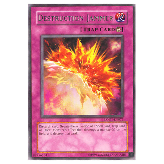 Destruction Jammer LODT-EN072 card from the Yu-Gi-Oh! set Light of Destruction