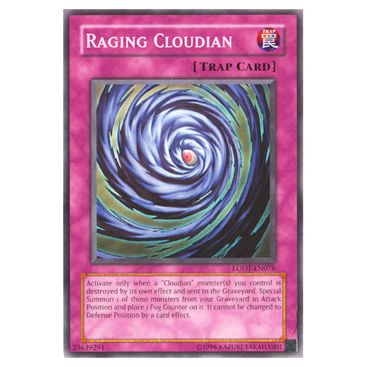 Raging Cloudian LODT-EN076 card from the Yu-Gi-Oh! set Light of Destruction