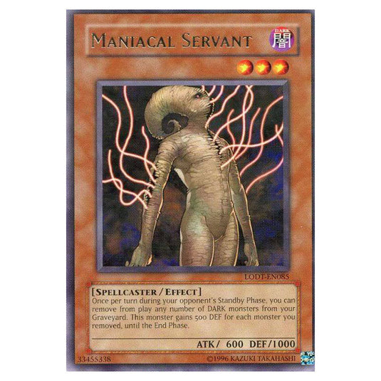 Maniacal Servant LODT-EN085 card from the Yu-Gi-Oh! set Light of Destruction