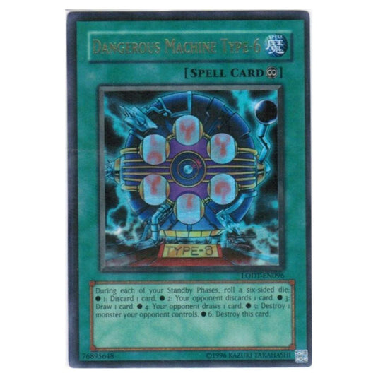 Dangerous Machine Type-6 LODT-EN096 card from the Yu-Gi-Oh! set Light of Destruction