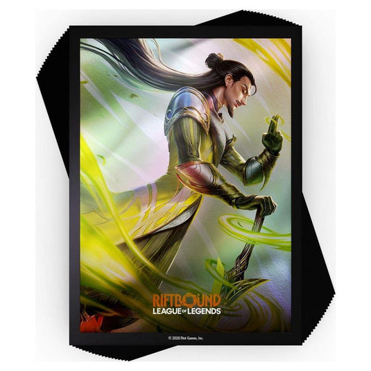 Riftbound: League of Legends TCG - Unleashed - Art Sleeves - Master Yi (100 Sleeves)