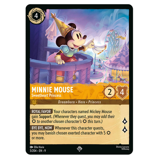 Lorcana - Fabled - Minnie Mouse - Sweetheart Princess (Super Rare)