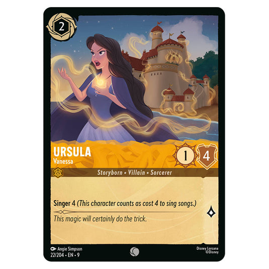 Ursula - Vanessa 22/204 card from the Lorcana set Fabled