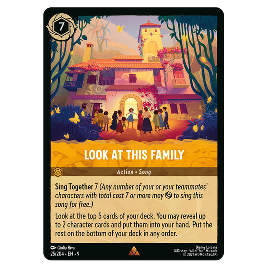 Look at This Family 25/204 card from the Lorcana set Fabled