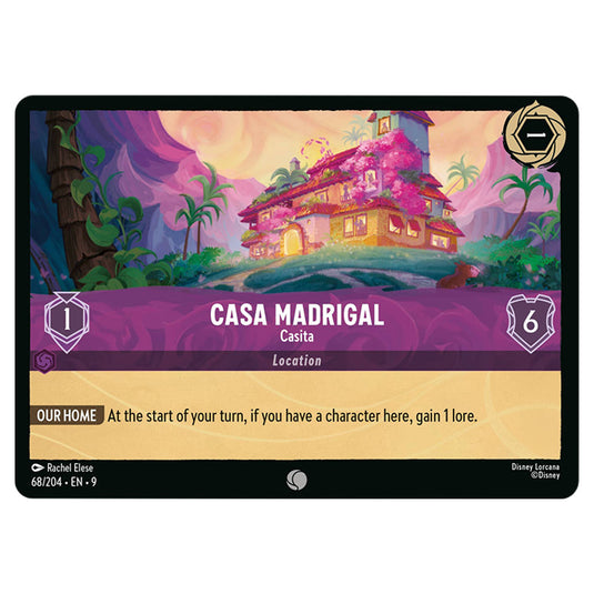 Casa Madrigal - Casita 68/204 card from the Lorcana set Fabled