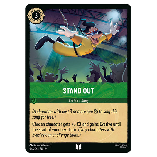 Stand Out 94/204 card from the Lorcana set Fabled