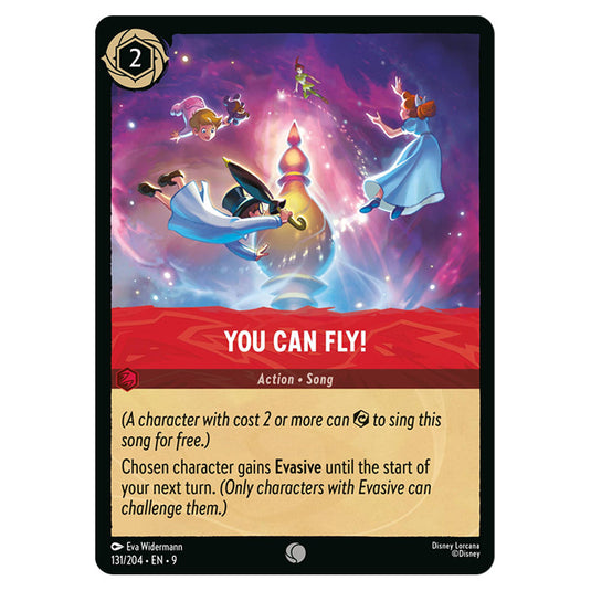 You Can Fly! 131/204 card from the Lorcana set Fabled