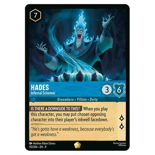 Lorcana - Fabled - Hades - Infernal Schemer (Legendary)