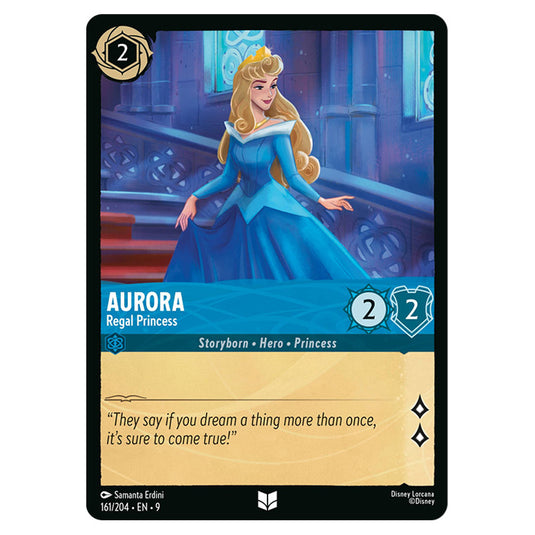 Aurora - Regal Princess 161/204 card from the Lorcana set Fabled