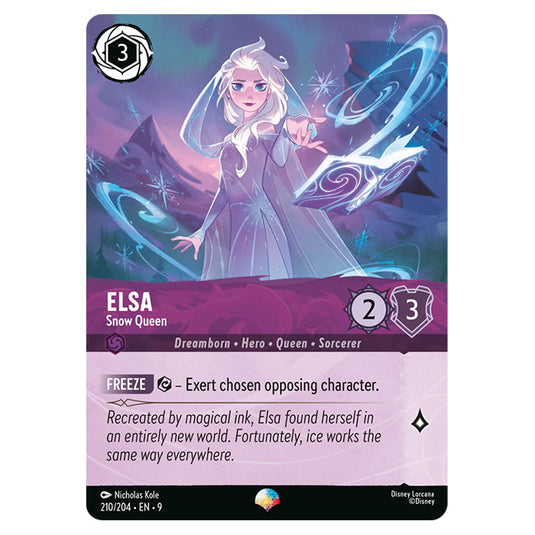 Lorcana - Fabled - Elsa - Snow Queen (Epic) - 210/204 Lorcana - Fabled - Elsa - Snow Queen (Epic) - 210/204