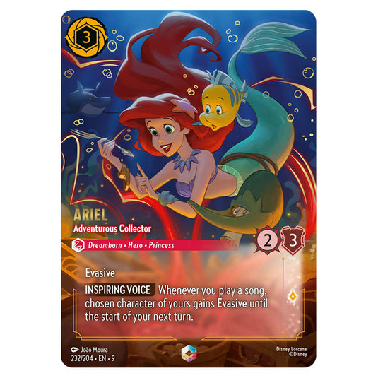 ariel lorcana cards The Most Valuable Of 2024 In Disney Steel Card Type Lorcana - Fabled - Ariel