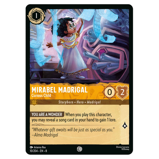 mirabel lorcana card Lorcana - Reign of Jafar - Mirabel Madrigal