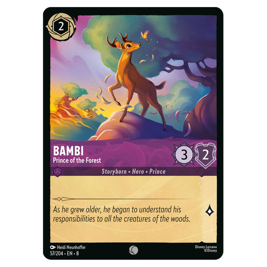 Lorcana - Reign of Jafar - Bambi - Prince of the Forest (Common)