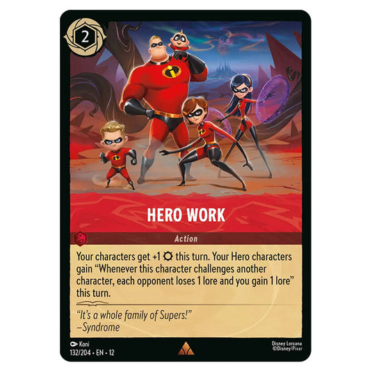 Lorcana - Wilds Unknown - Hero Work (Rare)