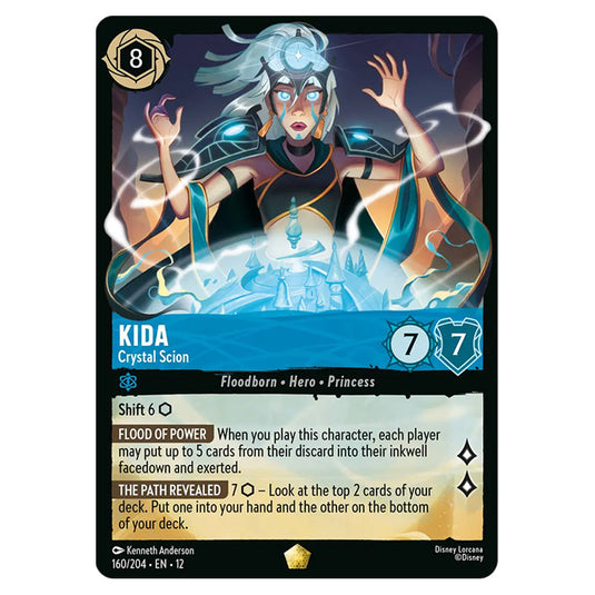 Kida - Crystal Scion 160/204 card from the Lorcana set Wilds Unknown