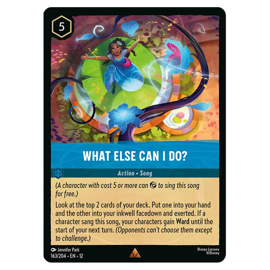 Lorcana - Wilds Unknown - What Else Can I Do? (Rare) - 163/204