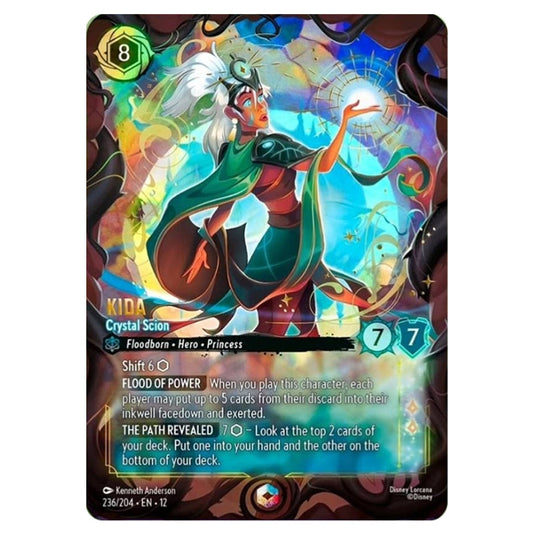 Kida - Crystal Scion 236/204 card from the Lorcana set Wilds Unknown