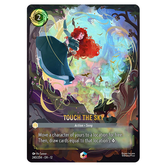 Touch the Sky 240/204 card from the Lorcana set Wilds Unknown