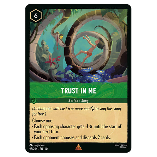 Trust In Me 95/204 card from the Lorcana set Whispers in the Well