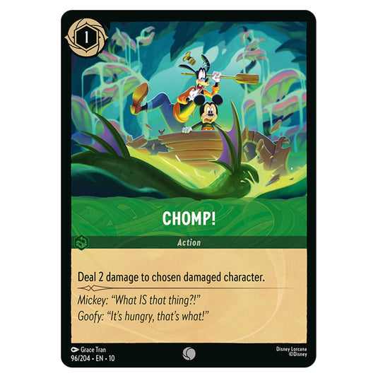 Chomp! 96/204 card from the Lorcana set Whispers in the Well